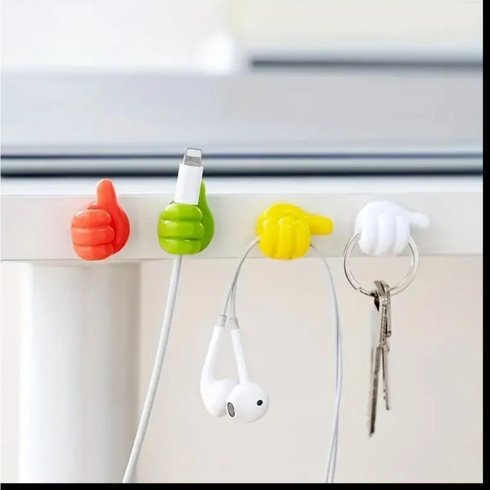 10pcs Multifuncional Thumb Wall Hooks